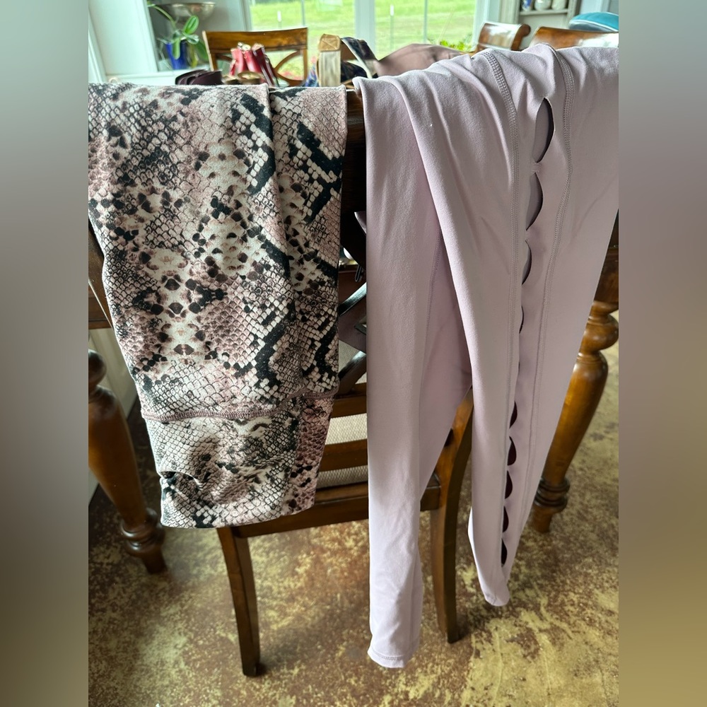 Bundle two pairs small athletic leggings